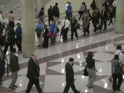 Putting America Back to Work! Job Fair Stock Footage