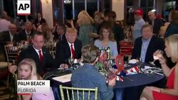 Raw: Trump Watches Super Bowl at Mar-a-Lago Instructional Video