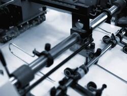Printing Machine Stock Footage