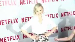 Taylor Schilling at 'Orange Is The New Black' FYC Screening Stock Footage