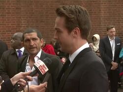Tom Mison at Salmon Fishing In The Yemen European Premiere at ODEON Kensington on April 10, 2012 in London, England. Stock Footage