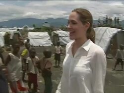 William Hague & Angelina Jolie meet Aid Workers News Clip