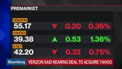Verizon Said Closing in On Deal to Acquire Yahoo News Clip