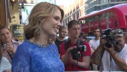 EVENT CAPSULE CYRON - at The Curious Incident of the Dog in the Night-Time ' Cast Change Stock Footage