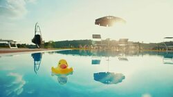 Summer vacation relax is here Stock Footage