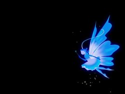 Blue Fairy + Alpha Stock Footage