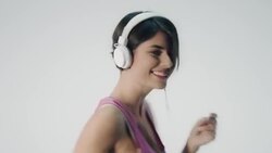 Woman dancing Stock Footage