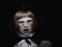 Halloween Vampire Little Girl - HD Stock Footage