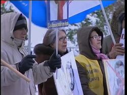 Iranians demonstrate against President Ahmadinejad News Clip