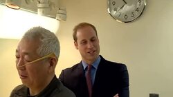 HRH Prince William visiting Japan - Day Three - visit to NHK Studios News Clip
