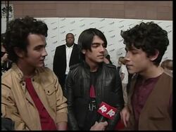 Jonas Brothers launch a new clothing line at a The Roxy in Hollywood News Clip