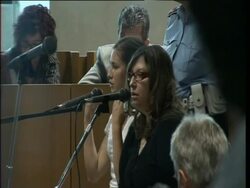 Meredith Kercher murder trial Stock Footage