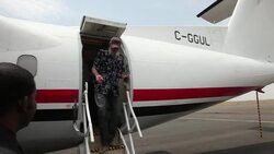 CLEAN : Freed Dutch hostage arrives in Malis capital News Clip