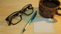 HD dolly camera shot: Coffee black art at coffee shop. Stock Footage