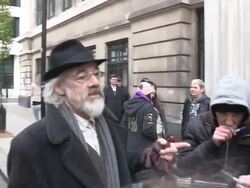 Roger Lloyd-Pack at Celebrity Video Sightings Stock Footage