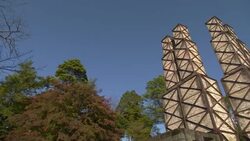 Nirayama  Reverberatory (Hansharo) , one of the UNESCO World Heritage sites. Stock Footage