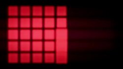 Moving led lights panel Stock Footage