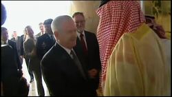 US defence secretary visits amid widespread unrest in region News Clip