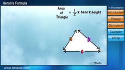 Heron's Formula - Perimeter Instructional Video