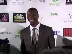 Aldis Hodge at the Beverly Hills Film, TV & New Media Festival - Opening Night Gala at Hollywood CA. (Footage by WireImage Video/Getty Images Entertainment Video) Stock Footage