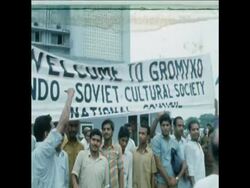 SYND 9 8 71GROMYKO VISIT News Clip