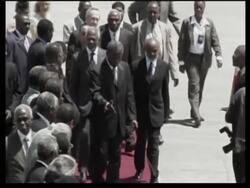 Annan comments on Lebanon, meets Preval News Clip