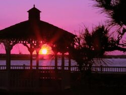 Gazebo at Sunset  â€“ HD Stock Footage