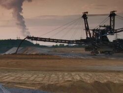 Open cast mining Stock Footage