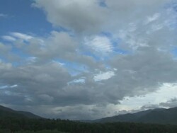 Smoky clouds 15 tl Stock Footage