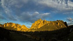 Smith Rocks Day Stock Footage