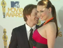 Seth Green, Clare Grant at the 2010 MTV Movie Awards at Universal City CA. (Footage by WireImage Video/GettyImages) Stock Footage