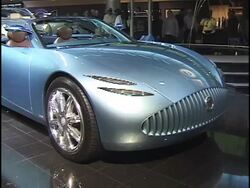 2001 Buick Bengal concept car montage Stock Footage