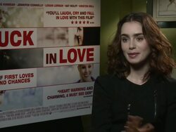 INTERVIEW - Lily Collins on her co-stars becoming Stock Footage