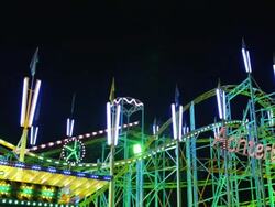 Rollercoaster Stock Footage