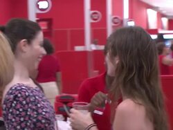 Michelle Trachtenberg at the Target Celebrates Opening Of East Harlem Location With Star-Studded Party at New York NY.  Stock Footage
