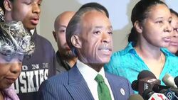 Members of Eric Garner's ask protesters to remain peaceful as demonstrations erupt in New York. (Dec. 3) News Clip