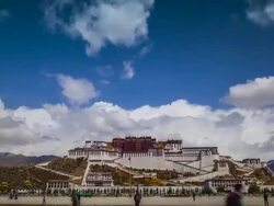 The Potala Palace,Tibet,China Stock Footage