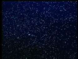 Mass of Crystals, starry night like view Stock Footage