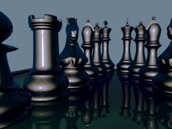 3d chess animation Stock Footage