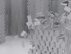 Domino City Collapse Stock Footage