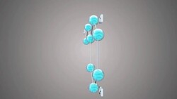 Dopamin molecule Stock Footage