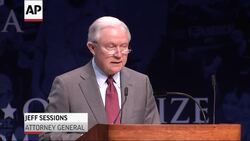 Sessions Laughs as Students Chant 'Lock Her Up' Instructional Video