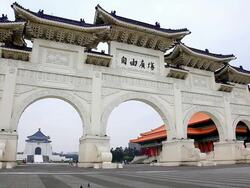 National Chiang Kai-shek Memorial Hall_Taiwan Stock Footage