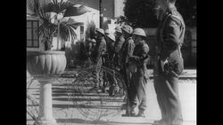 British troops taking up defensive positions during unrest in Ismailia, Egypt News Clip
