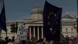 CLEAN : Thousands march in London against looming Brexit News Clip