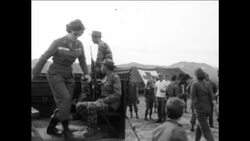 CAN608 US ARMY NURSES ARRIVEAT FIELD HOSPITAL IN VIETNAM Instructional Video