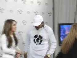 2004 American Music Awards press room Stock Footage