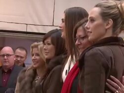 Mercedes-Benz Fashion Week Fall 2008 - IMG Ribbon Cutting Stock Footage