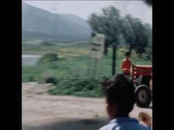 UPITN 2 4 80 ROAD BLOCKS DEMONSTRATION AND PALM SUNDAY PARADE News Clip