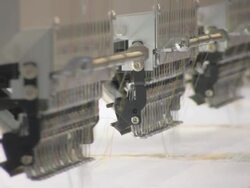 Embroidery machine (HD) Stock Footage